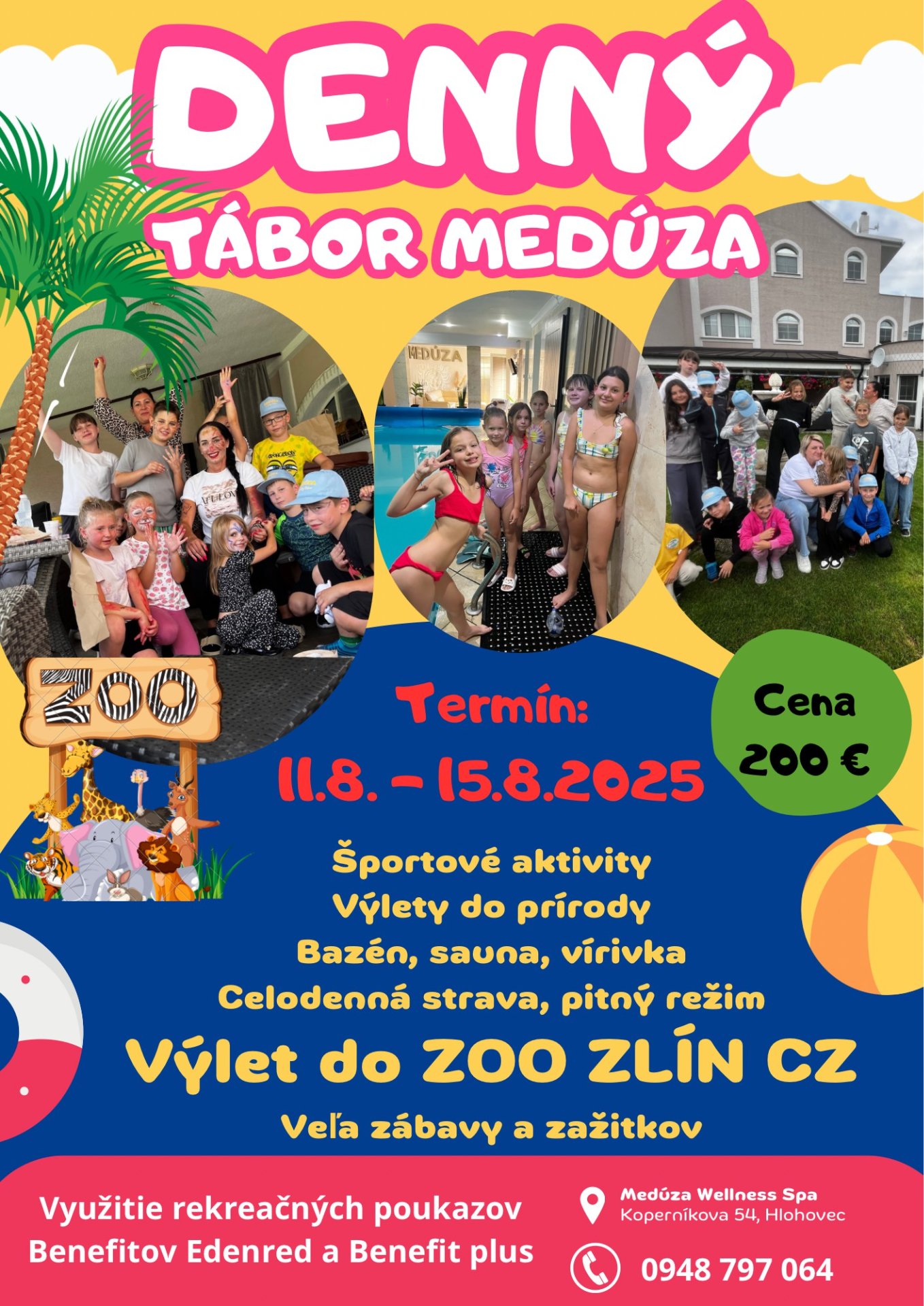 Denný letný tábor Medúza