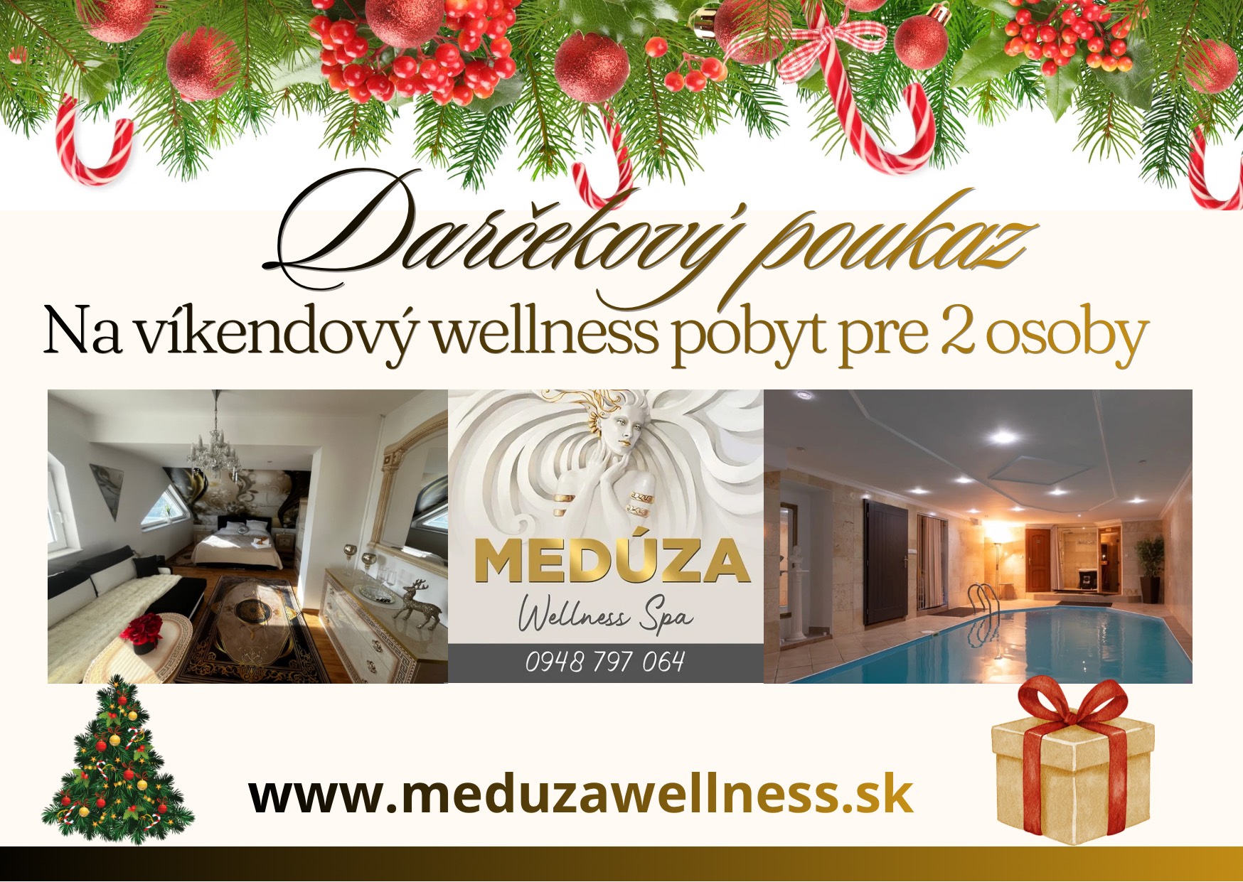 Darčekový poukaz na wellness pobyt