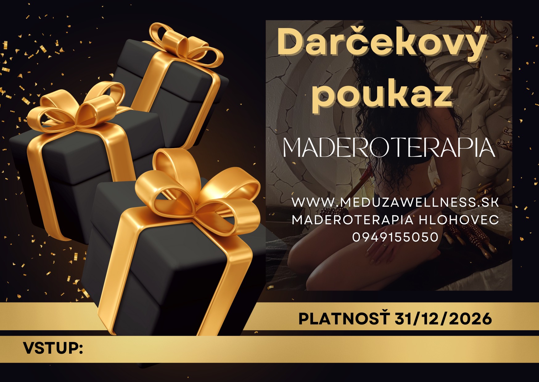 Darčekový poukaz na Maderoterapiu