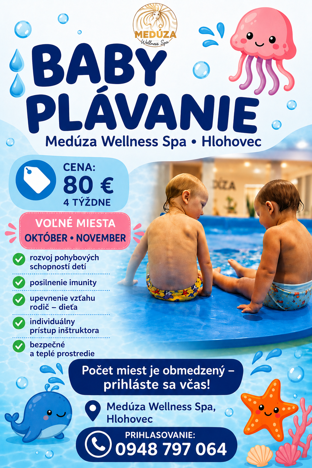 Baby plávanie